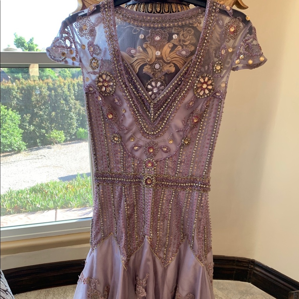 Lilac Short Sleeve Dress